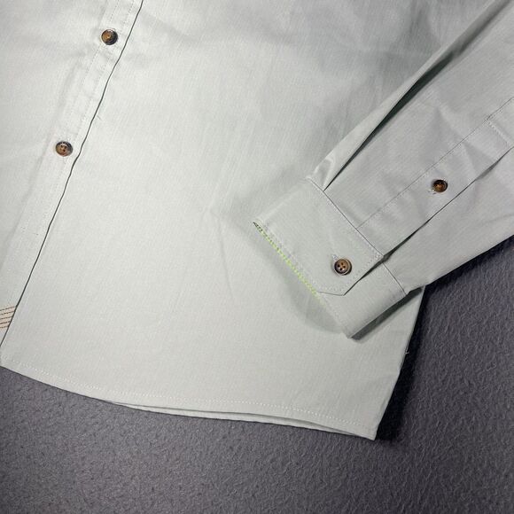 Oakley Iconic Button Up Tech Over Shirt Mint Green Size Large - Picture 3 of 10